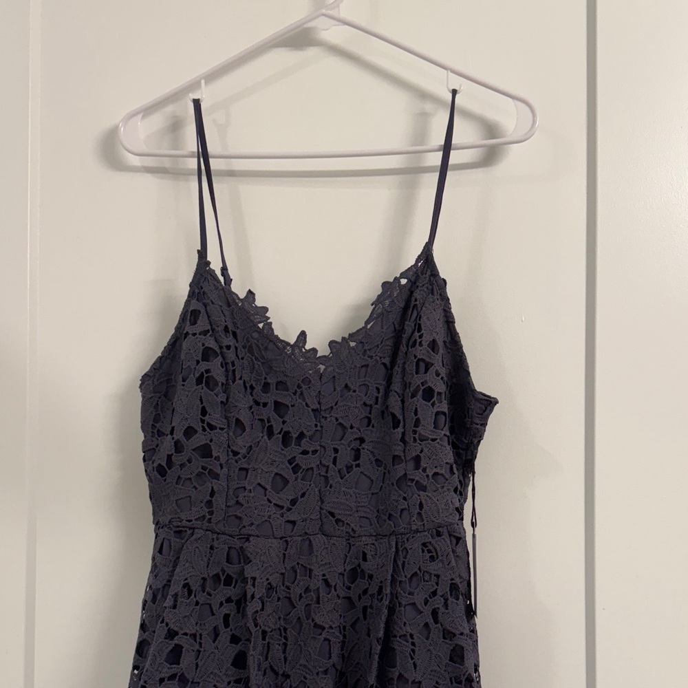 ASTR Midnight Blue Lace Dress